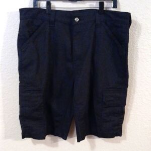 Men's Black Cargo Shorts